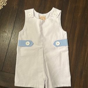 6/12 month white boys Jon Jon outfit
